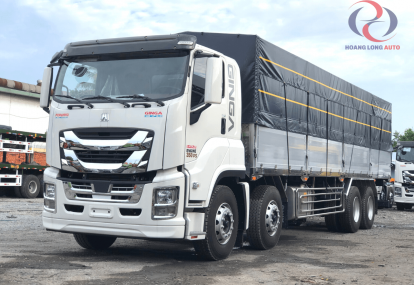 TẢI ISUZU VM GINGA 8*4 THÙNG MUI BẠT NHÔM